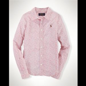 NWT Ralph Lauren Floral Cotton Blouse